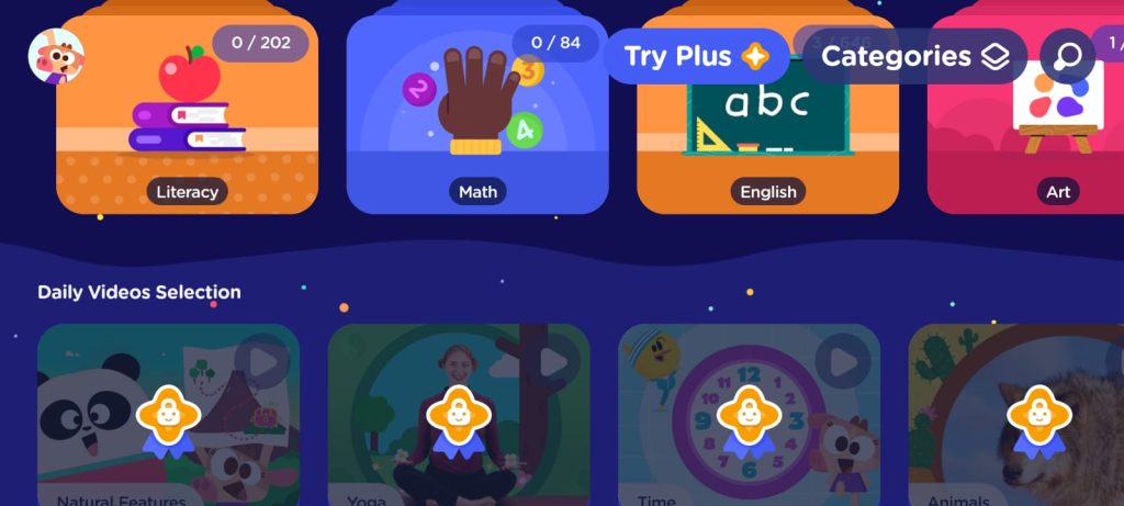 Aplicación LingoKids para aprender inglés