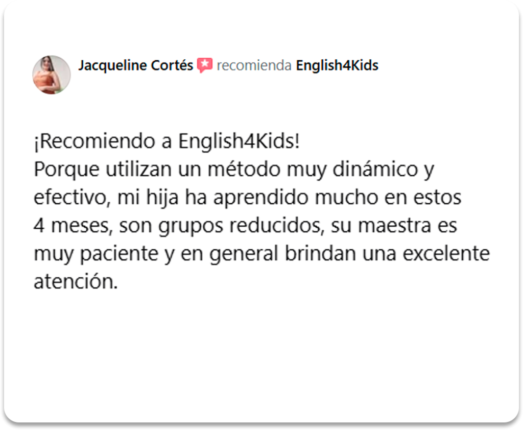 Testimonio de una familia de English4Teens