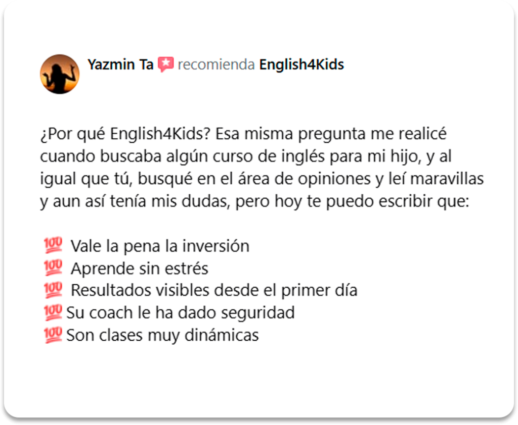 Testimonio de una familia de English4Teens