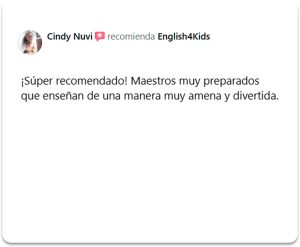 Reseña de un padre de familia: Maestros muy preparados que enseñan de una manera muy amena.