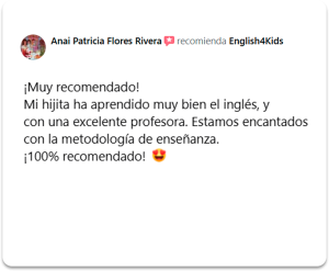 Reseña de un padre de familia: Estamos encantados con la metodología de enseñanza. 100% recomendado.