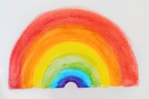 Aprende los 7 colores del arcoíris en inglés