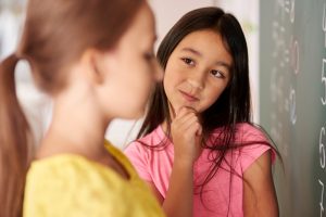 niña que quiere aprender ingles