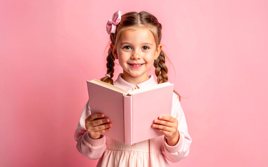 nina rosa reading book - English4Kids