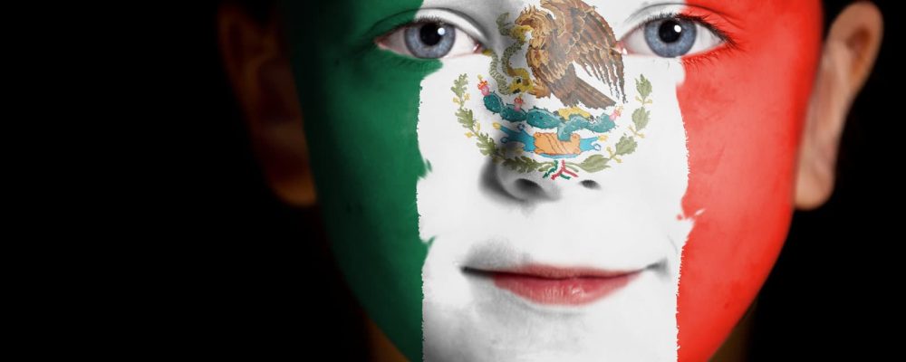 Colores de la bandera de México en Inglés