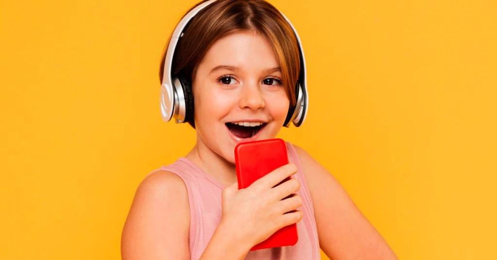 girl sing - English4Kids
