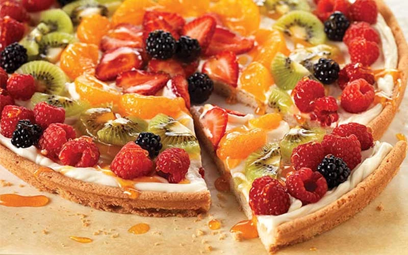 Pizza de frutas - English4Kids