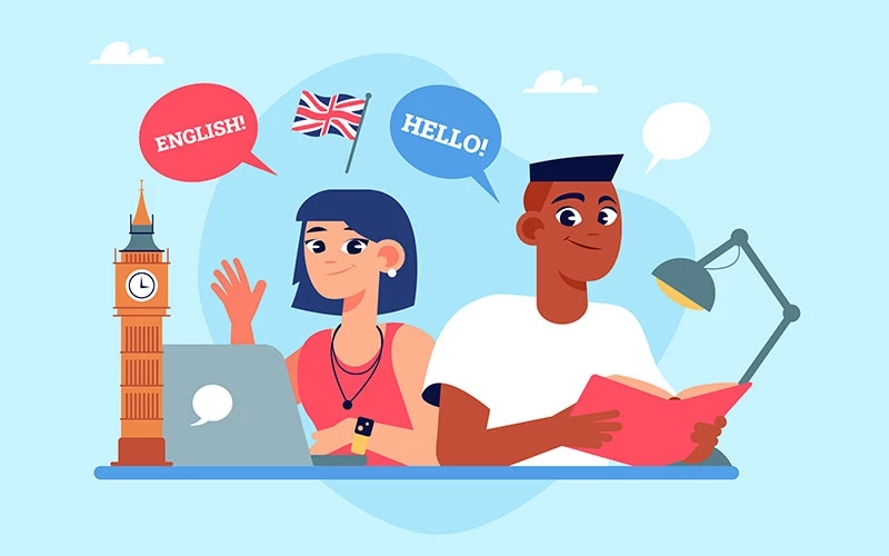 Nuevos amigos en clase de inglés - English4Kids
