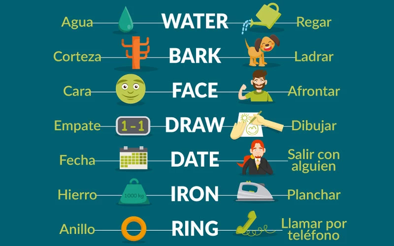 Palabras homógrafas en inglés - English4Kids